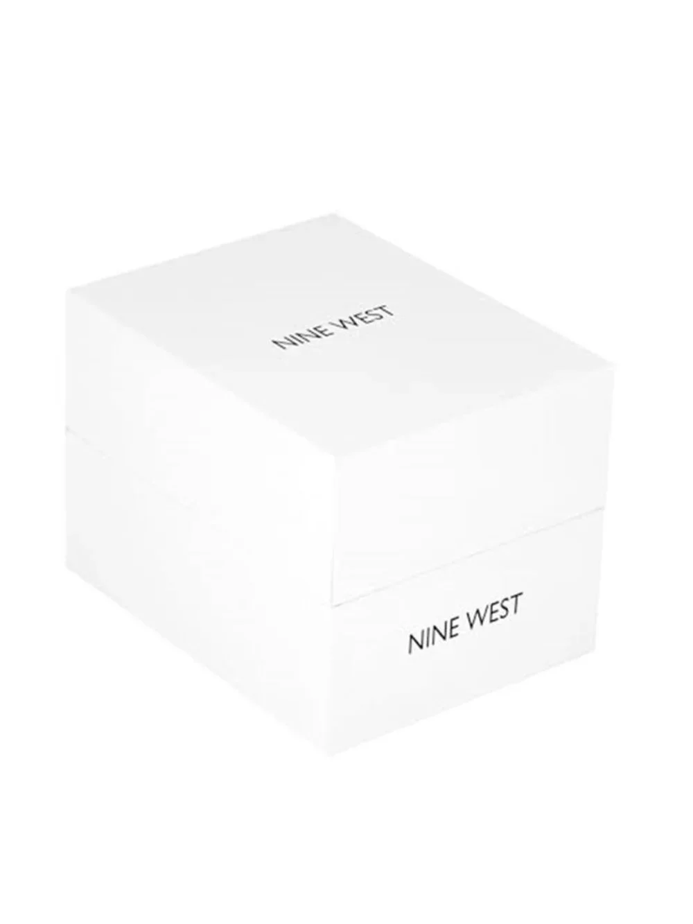 Nine West Women's Strap Watch Grey Rose Gold
